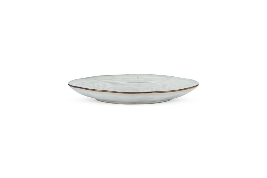 Dhanuk Ceramic Side Plate - Cream