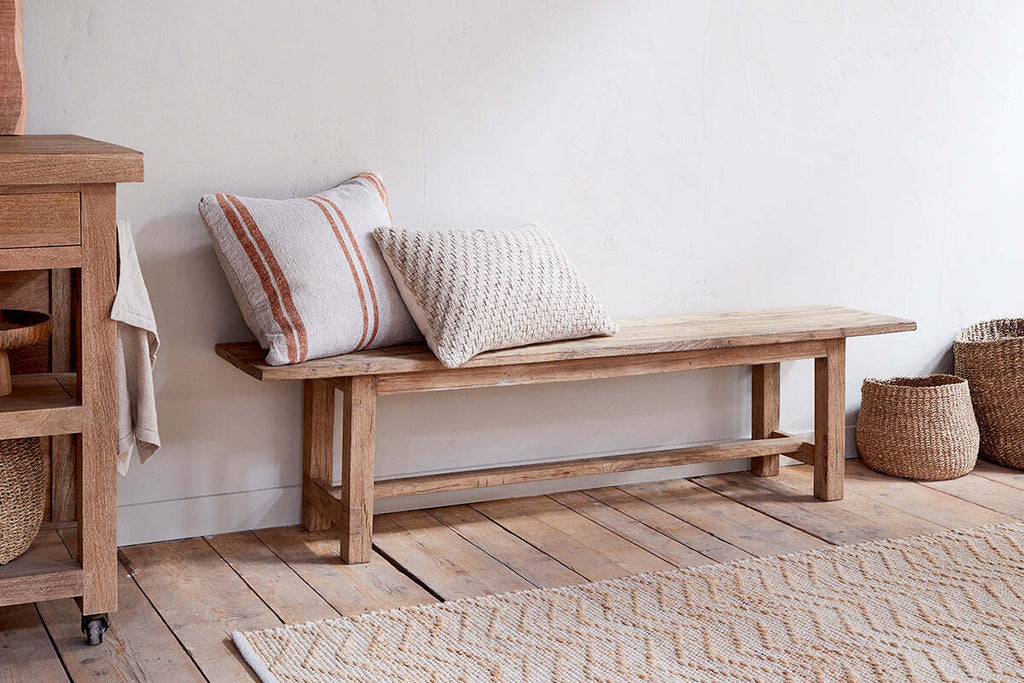 Fioni Reclaimed Wood Bench - Natural