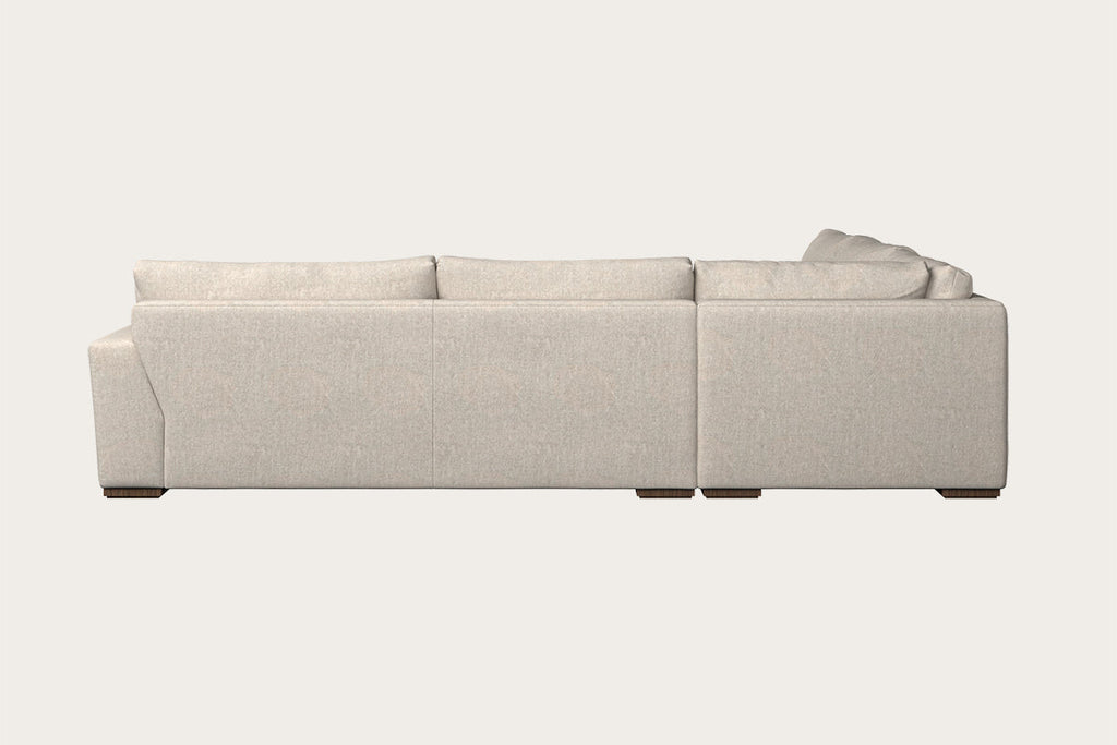 Guddu Grand Right Hand Corner Sofa - Brera Linen Natural