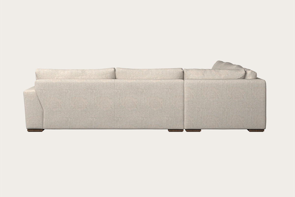 Guddu Grand Right Hand Corner Sofa - Brera Linen Natural