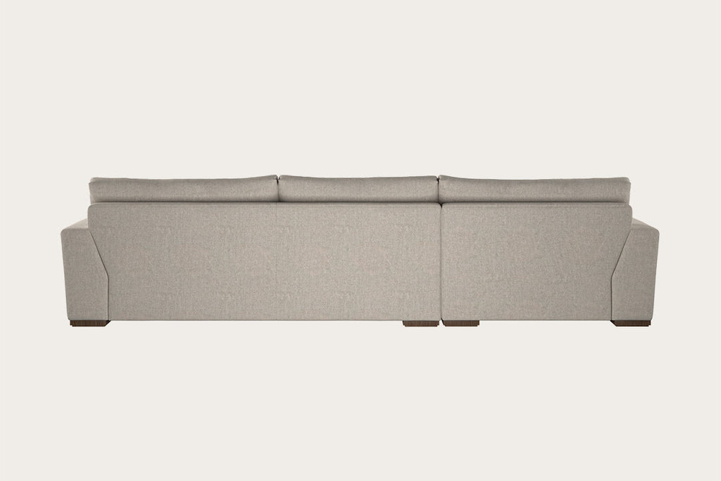 Guddu Large Left Hand Chaise Sofa - Brera Linen Natural