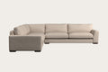 Guddu Grand Left Hand Corner Sofa - Recycled Cotton Natural