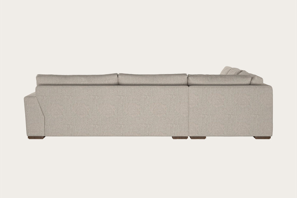 Guddu Large Left Hand Corner Sofa - Brera Linen Natural