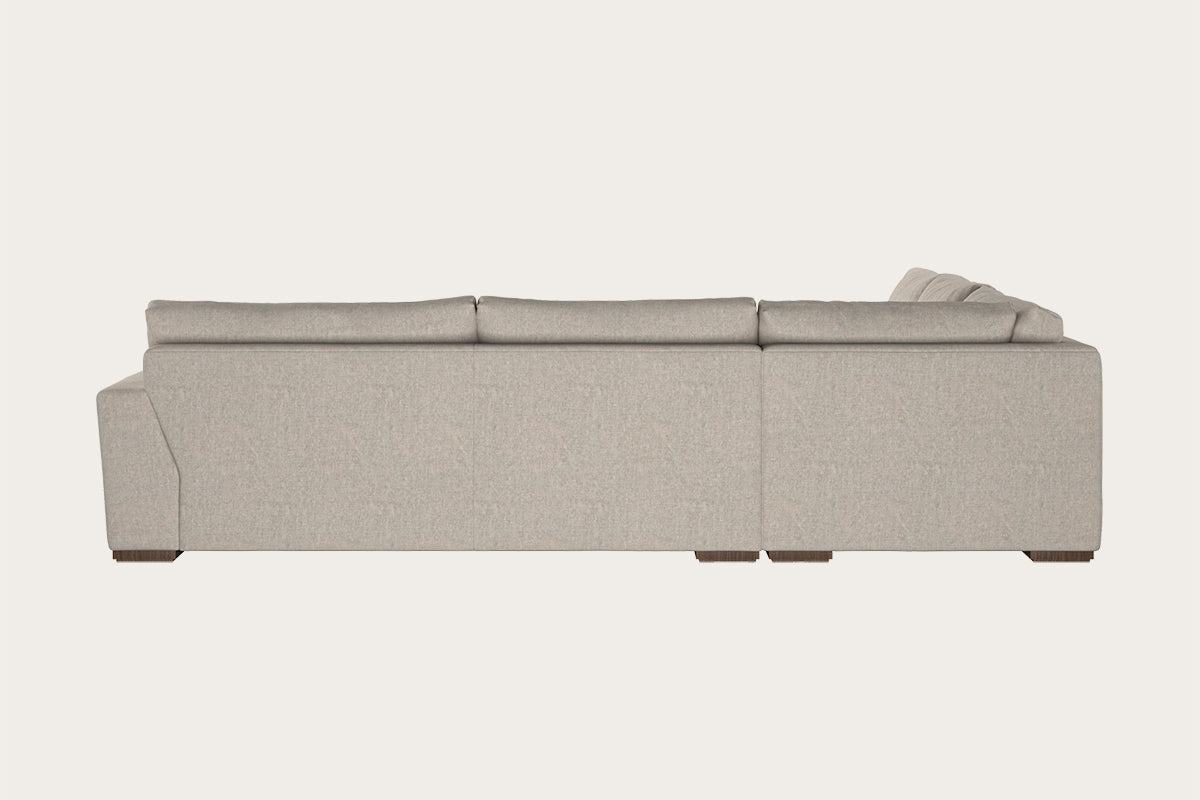 Guddu Large Left Hand Corner Sofa - Brera Linen Natural