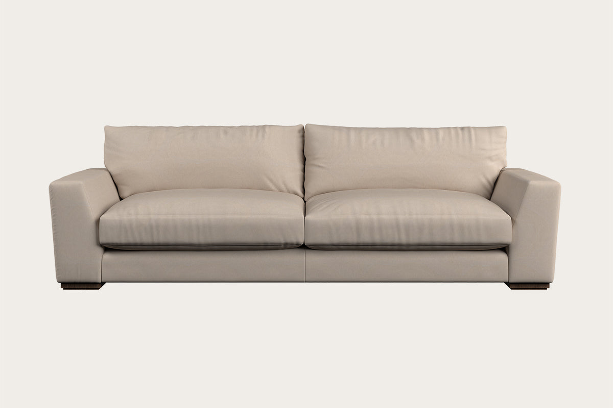 Guddu Large Left Hand Corner Sofa - Brera Linen Pebble