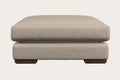 Guddu Large Footstool - Recycled Cotton Natural