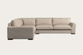 Guddu Large Left Hand Corner Sofa - Recycled Cotton Natural