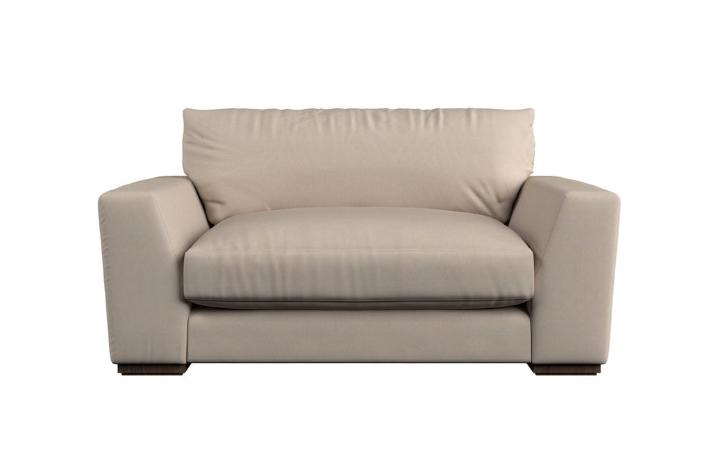 Guddu Large Right Hand Chaise Sofa - Brera Linen Indigo