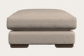 Guddu Medium Footstool - Recycled Cotton Natural