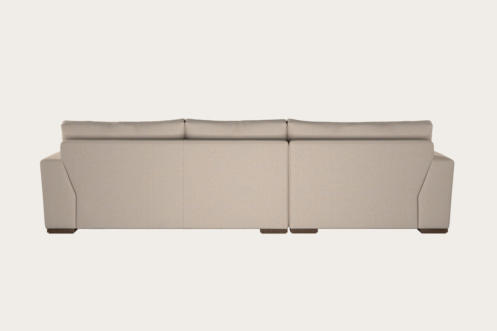 Guddu Large Right Hand Chaise Sofa - Brera Linen Natural