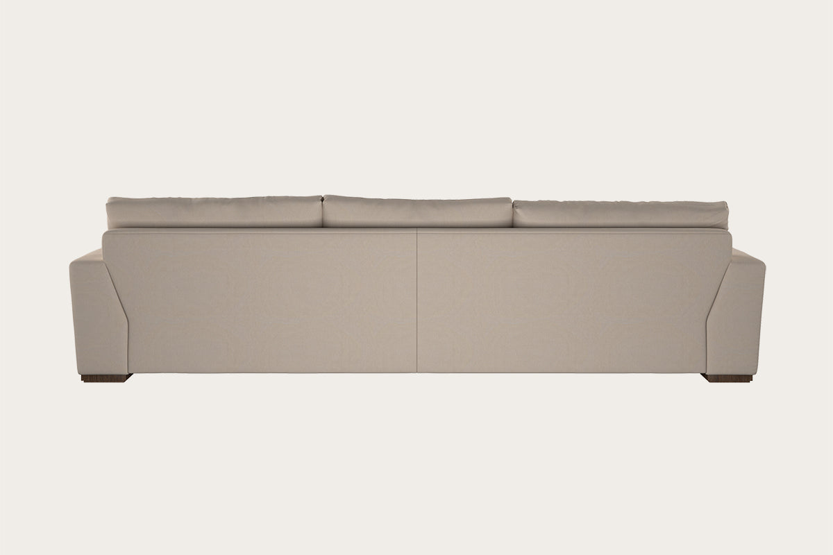 Guddu Large Right Hand Chaise Sofa - Brera Linen Sage