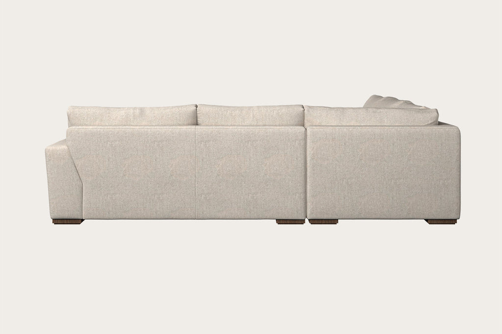 Guddu Large Right Hand Corner Sofa - Brera Linen Natural