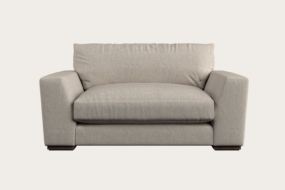 Guddu Love Seat - Brera Linen Natural
