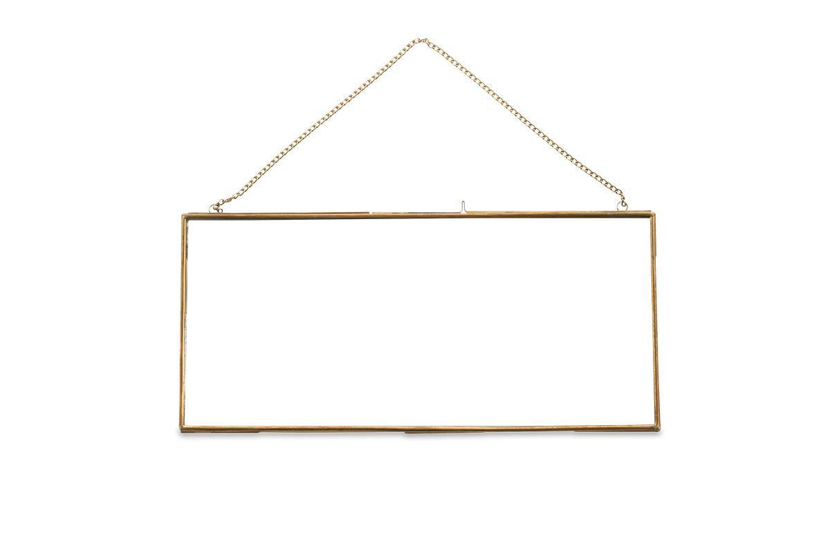 Gigantic Antique Brass Kiko Frame