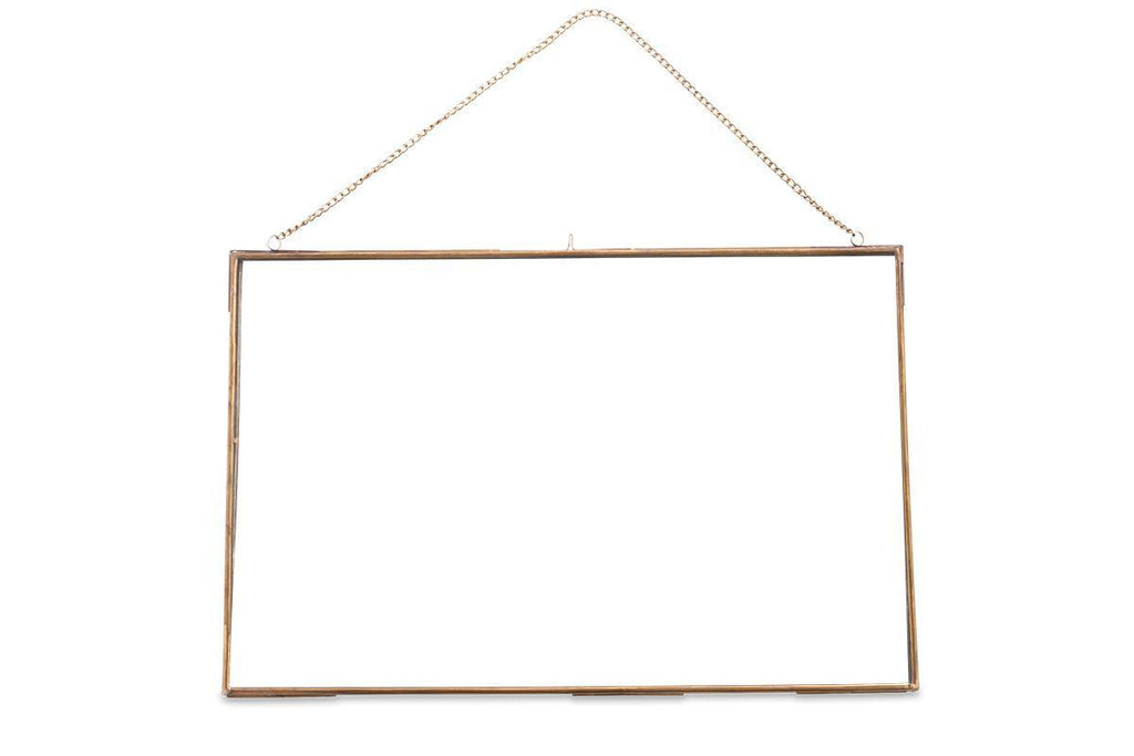 Gigantic Antique Brass Kiko Frame