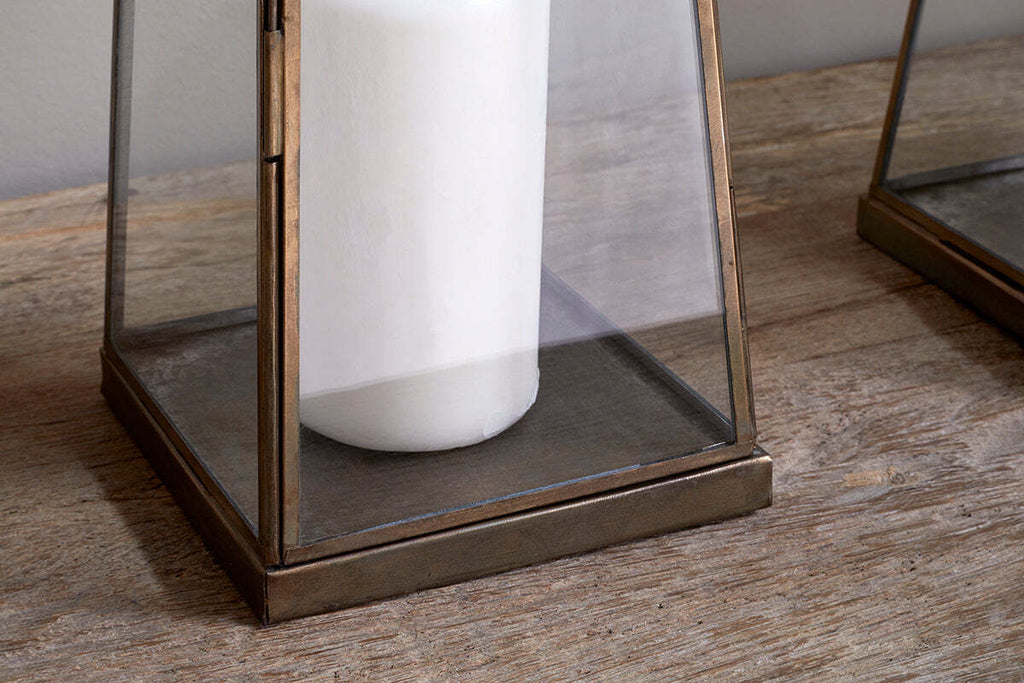 Giva Lantern - Antique Brass