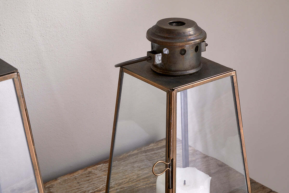 Giva Lantern - Antique Brass