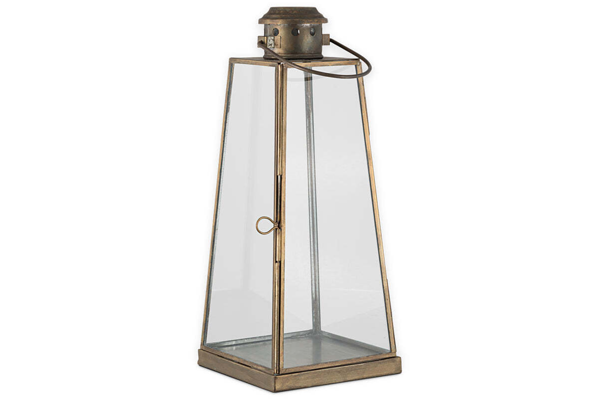 Giva Lantern - Antique Brass