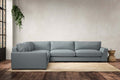 Guddu Grand Left Hand Corner Sofa - Recycled Cotton Horizon