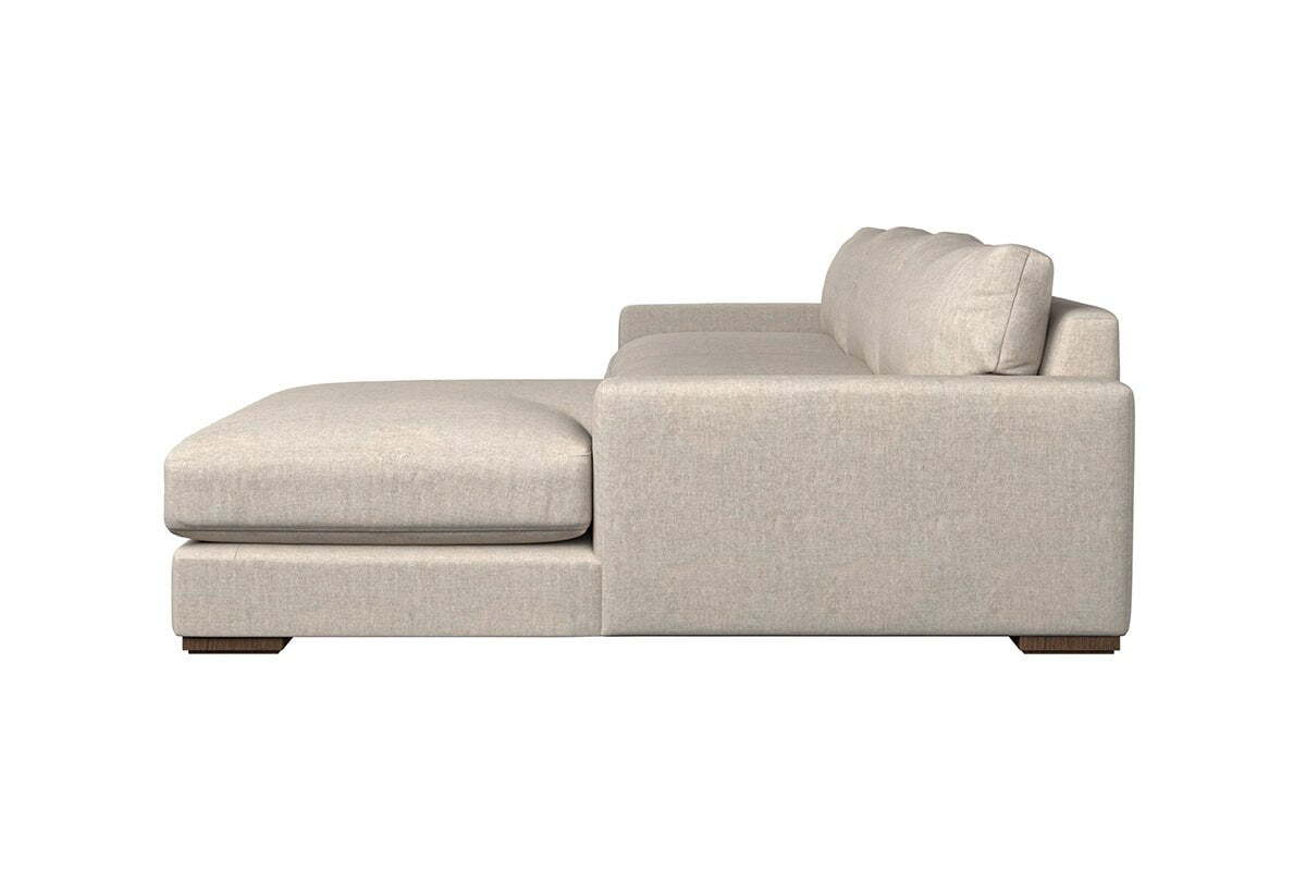 Guddu Grand Right Hand Chaise Sofa - Brera Linen Dusk