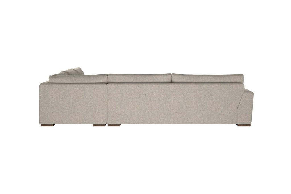 Guddu Grand Right Hand Corner Sofa - Brera Linen Espresso