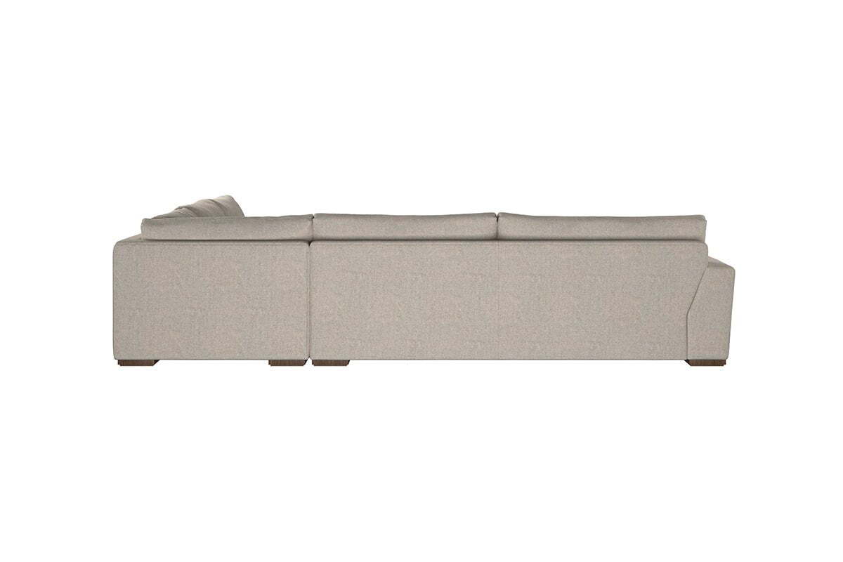 Guddu Grand Right Hand Corner Sofa - Brera Linen Espresso