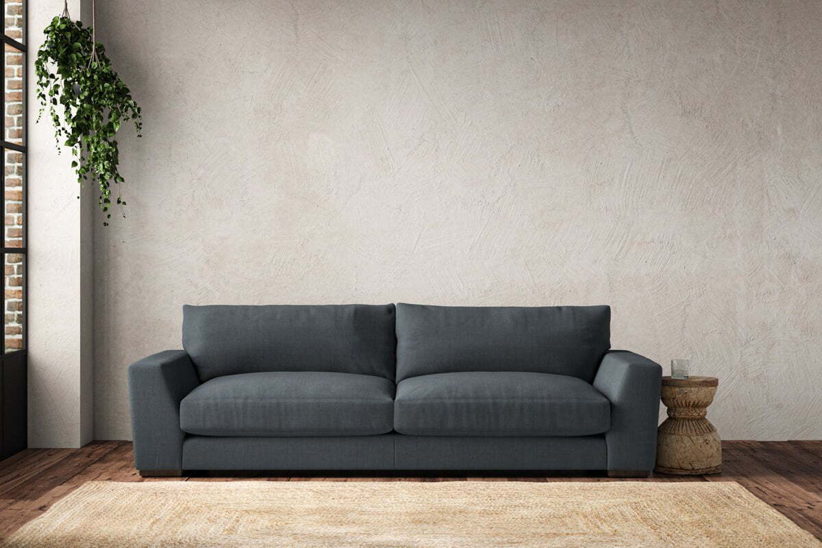 Guddu Grand Sofa - Brera Linen Dusk