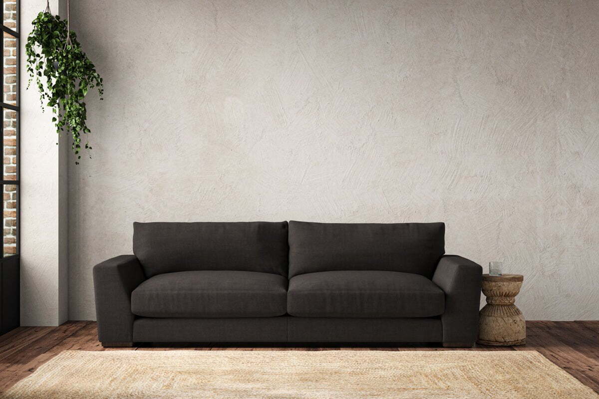 Guddu Grand Sofa - Brera Linen Espresso