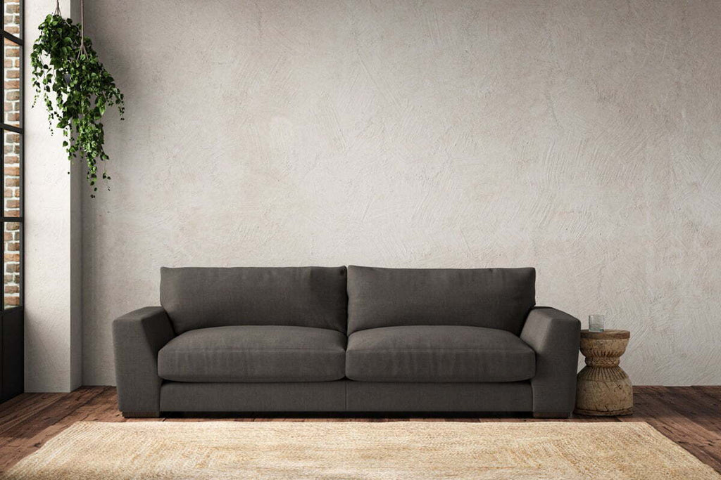 Guddu Grand Sofa - Brera Linen Granite