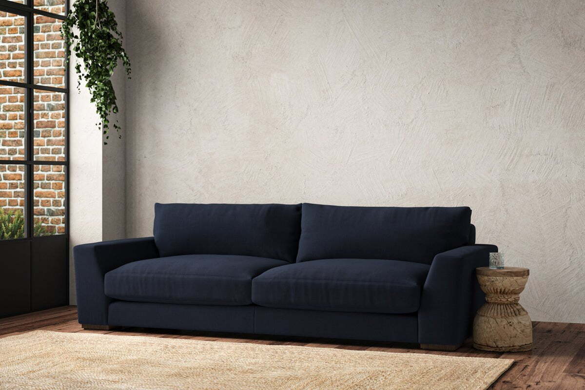 Guddu Grand Sofa - Brera Linen Indigo