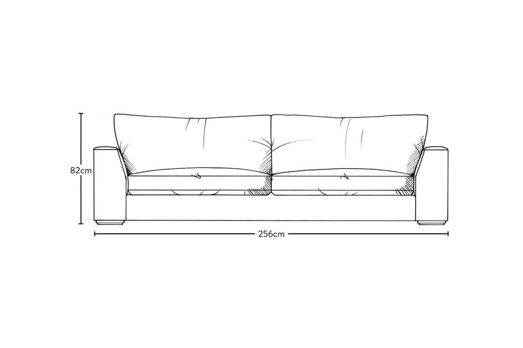 Guddu Grand Sofa - Brera Linen Indigo