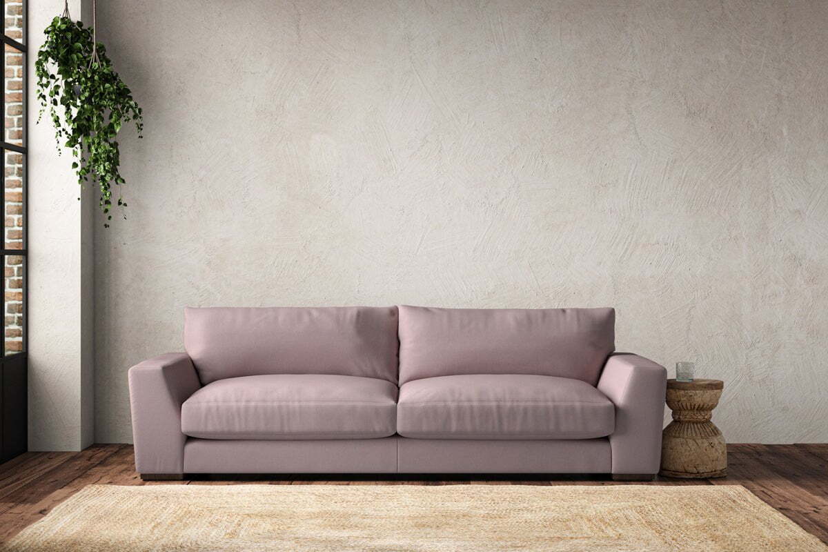 Guddu Grand Sofa - Recycled Cotton Lavender