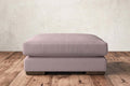 Guddu Large Footstool - Recycled Cotton Lavender