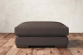 Guddu Large Footstool - Recycled Cotton Mocha