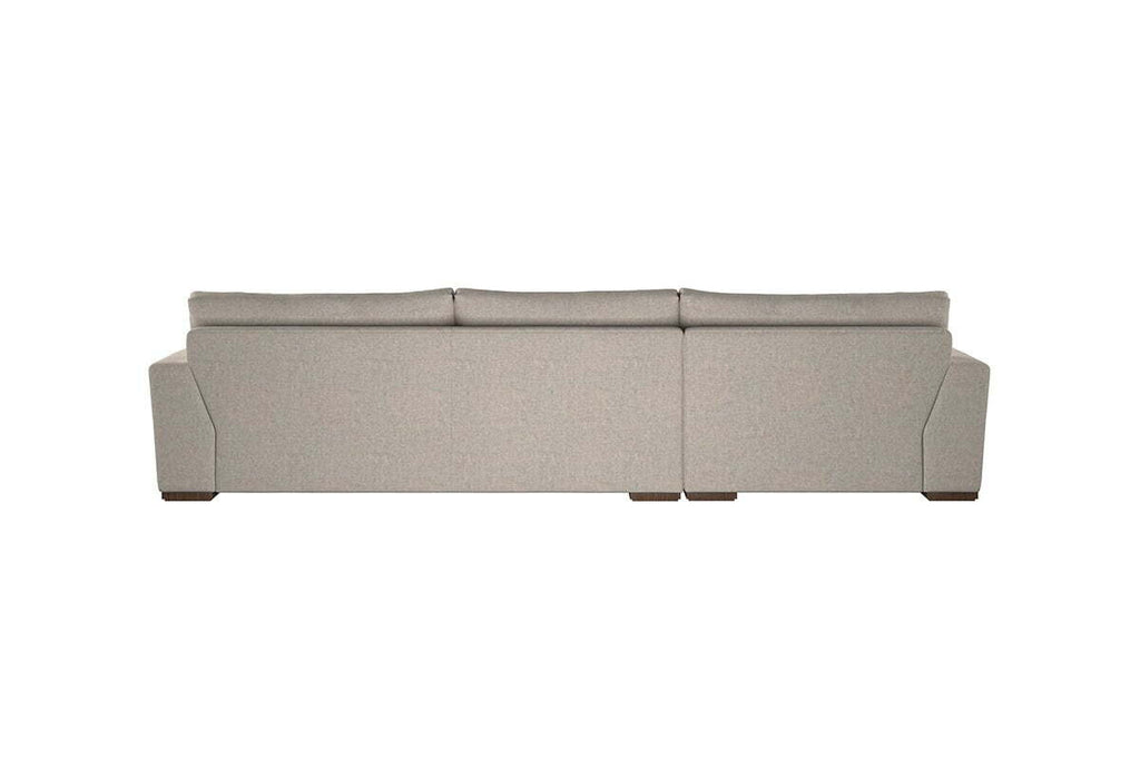 Guddu Large Left Hand Chaise Sofa - Brera Linen Granite