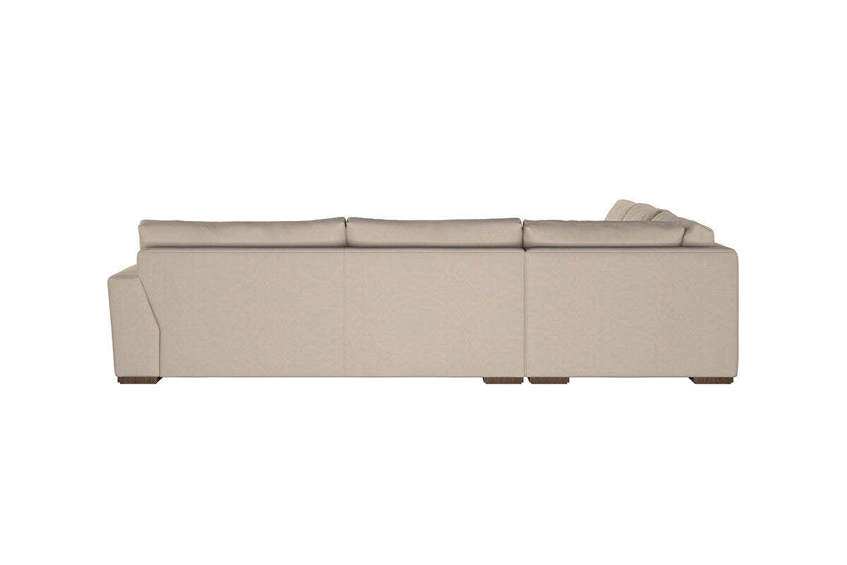 Guddu Large Left Hand Corner Sofa - Recycled Cotton Fatigue