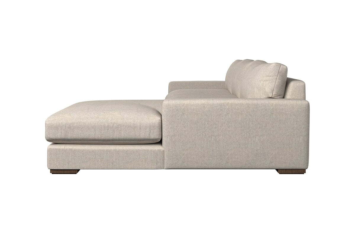 Guddu Large Right Hand Chaise Sofa - Brera Linen Dusk