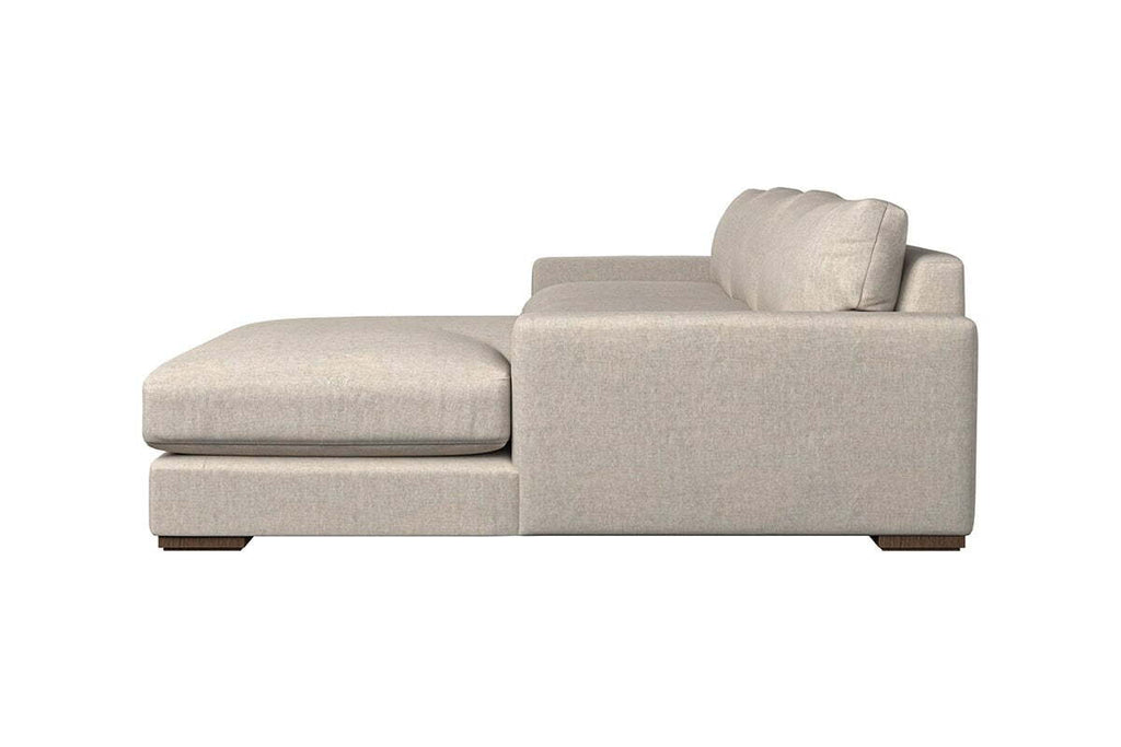 Guddu Large Right Hand Chaise Sofa - Brera Linen Indigo