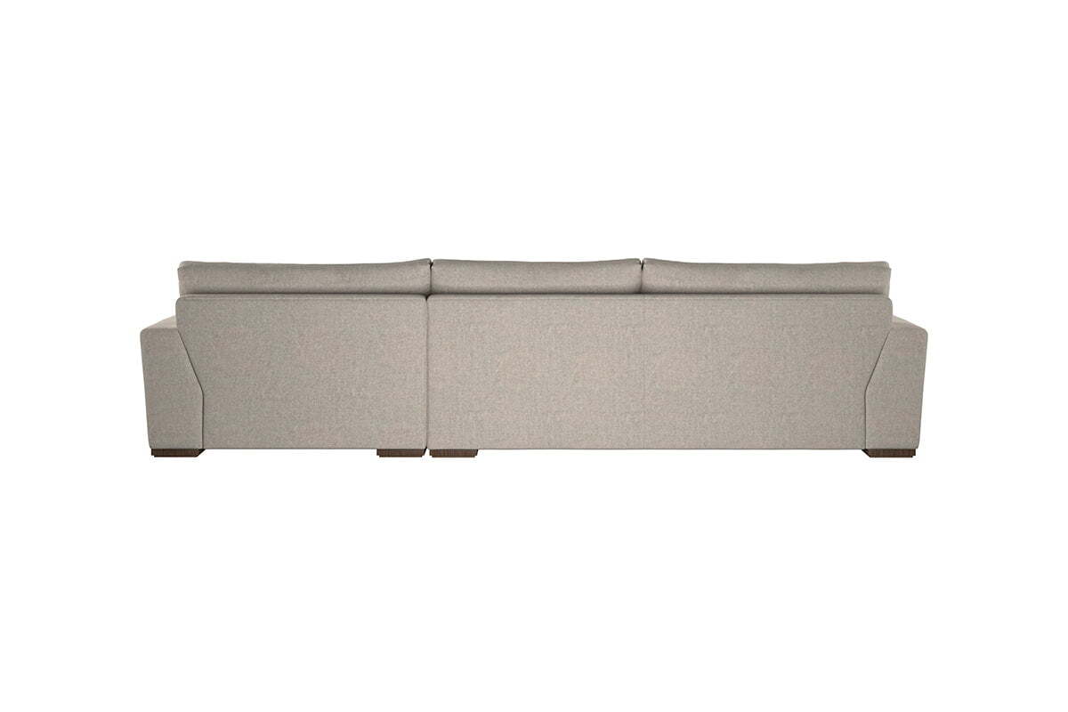 Guddu Large Right Hand Chaise Sofa - Brera Linen Jade