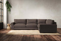 Guddu Large Right Hand Corner Sofa - Recycled Cotton Mocha