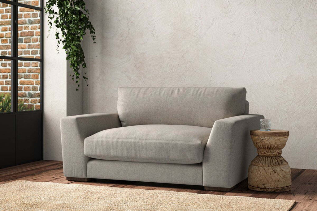 Guddu Love Seat - Brera Linen Natural