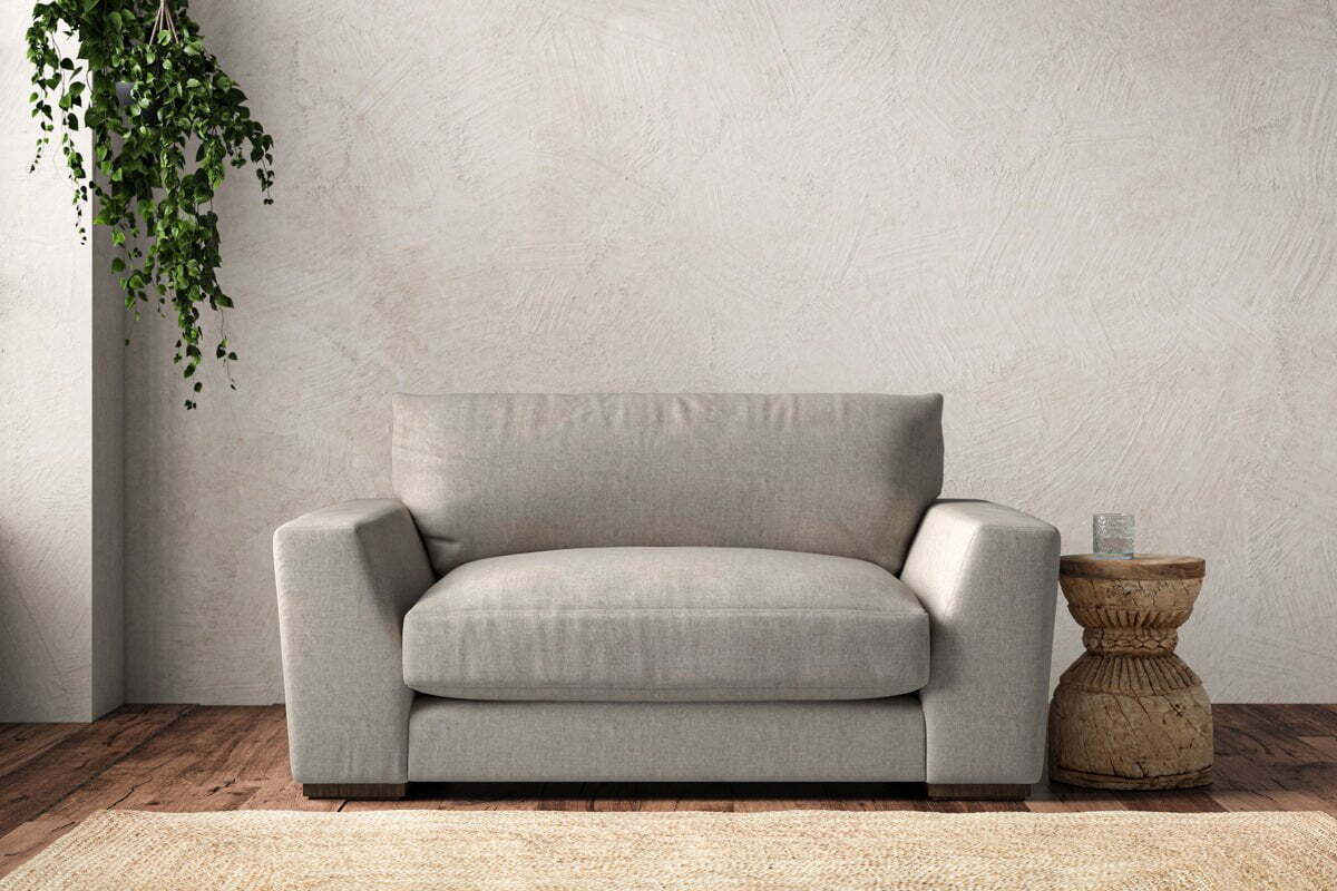 Guddu Love Seat - Brera Linen Natural