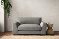 Guddu Love Seat - Brera Linen Smoke