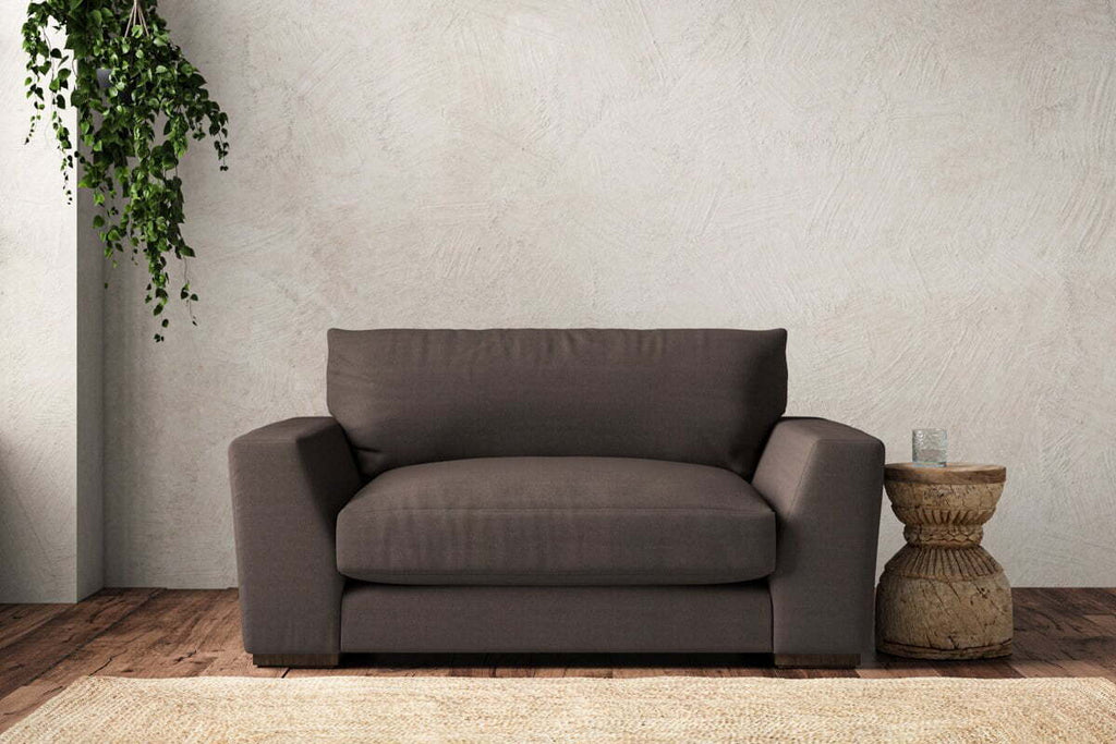 Guddu Love Seat - Recycled Cotton Mocha