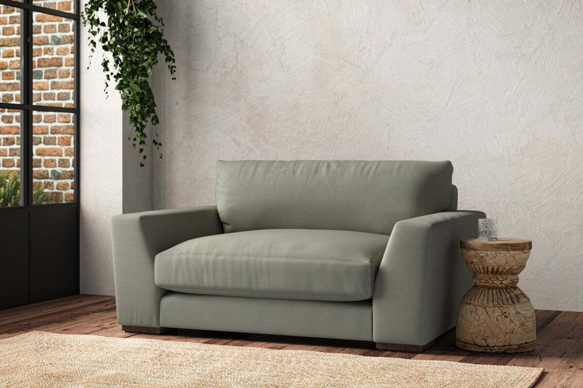 Guddu Love Seat - Recycled Cotton Seaspray
