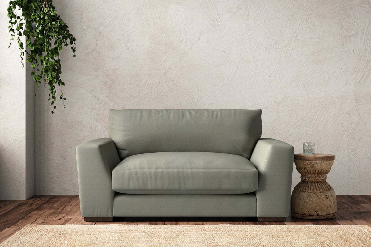 Guddu Love Seat - Recycled Cotton Seaspray