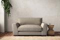 Guddu Love Seat - Recycled Cotton Stone
