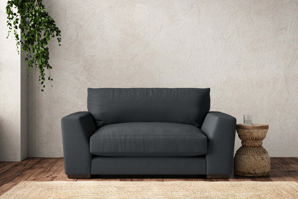 Guddu Love Seat - Recycled Cotton Thunder