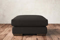 Guddu Medium Footstool - Brera Linen Espresso