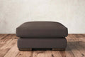 Guddu Medium Footstool - Recycled Cotton Mocha